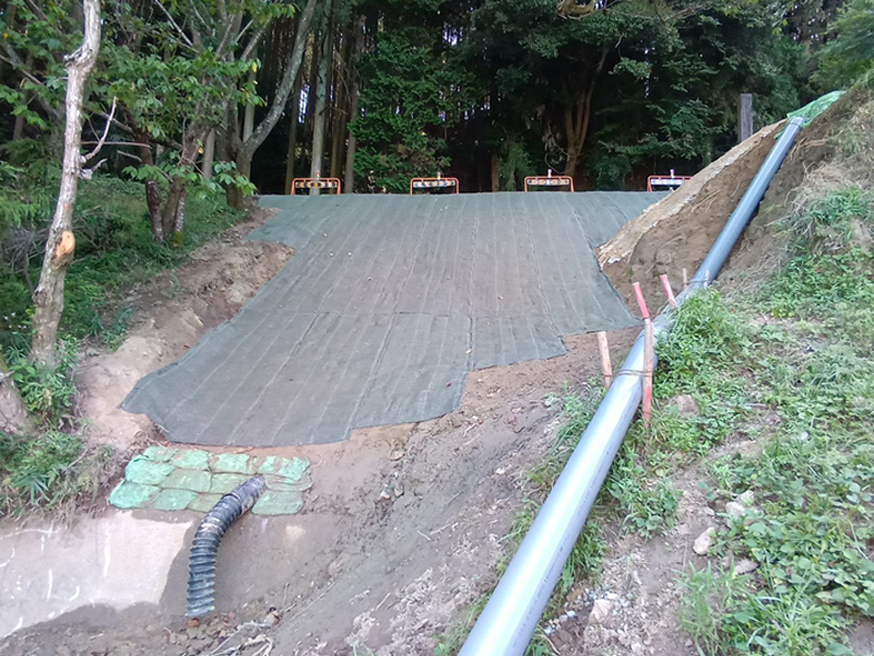 林道長谷山線災害復旧工事