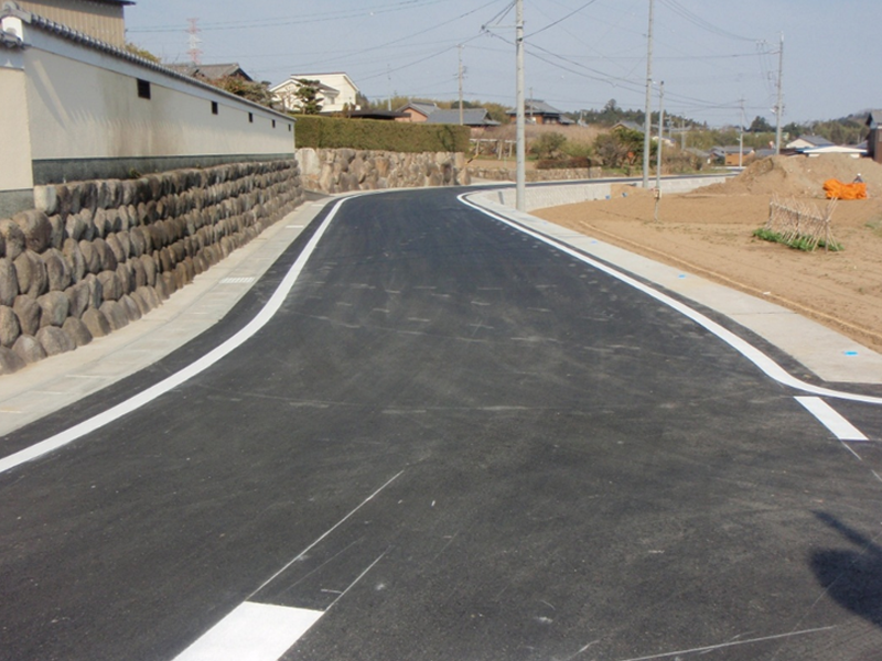 大坪線道路改良工事